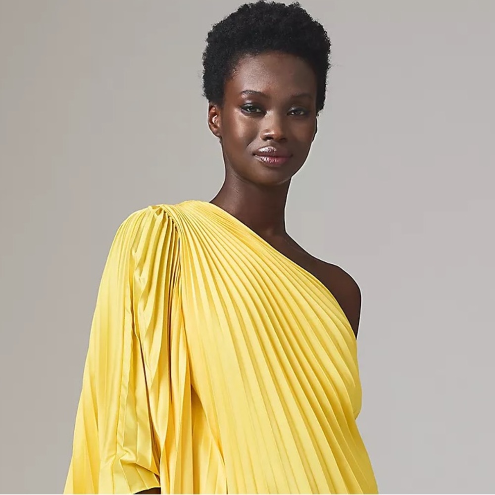Hutch One-Shoulder Pleated Mini Dress - Picture 5 of 13